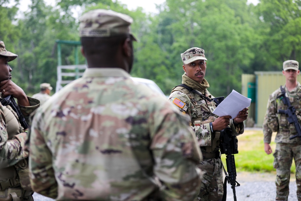 District of Columbia National Guard soldiers compete in Top Shot competition during Annual Training