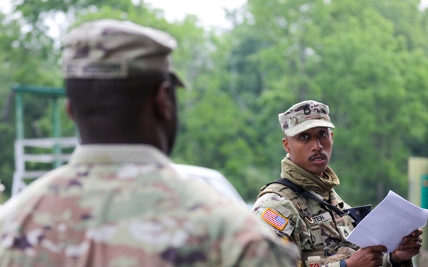 District of Columbia National Guard soldiers compete in Top Shot competition during Annual Training