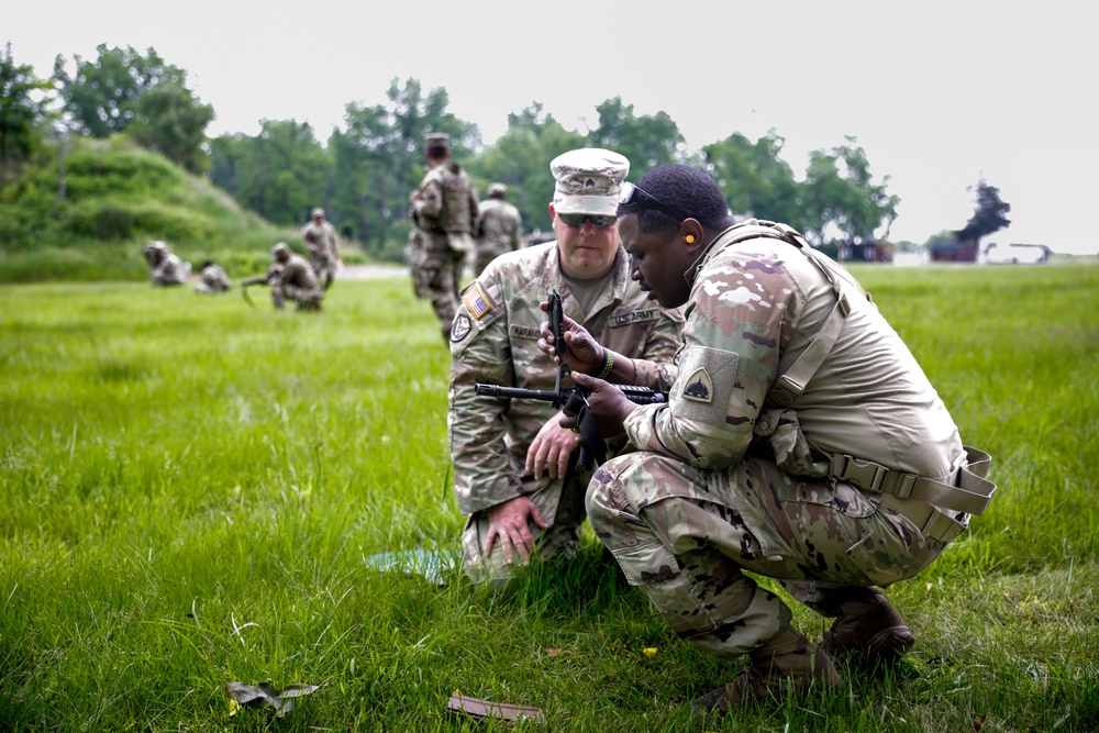 District of Columbia National Guard soldiers compete in Top Shot competition during Annual Training