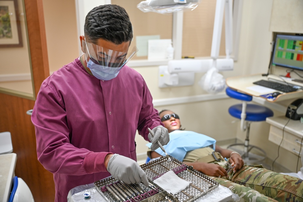 Dental flight maintaining Airmen fit to fight and the mission smiling