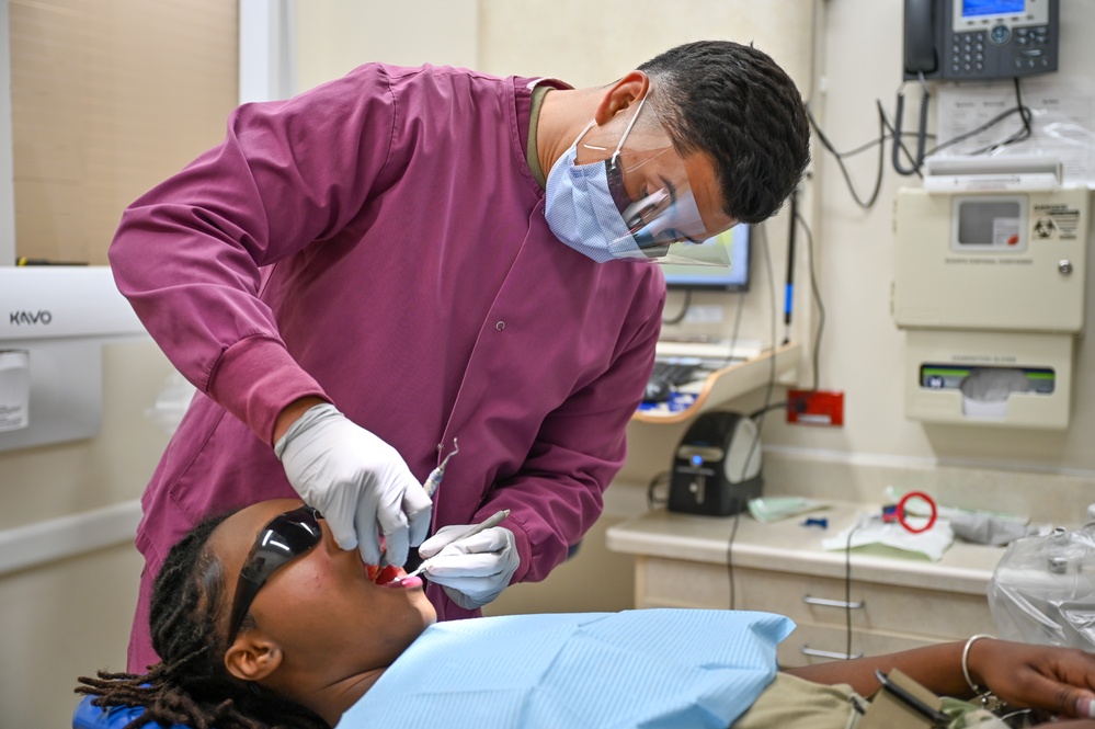 Dental flight maintaining Airmen fit to fight and the mission smiling