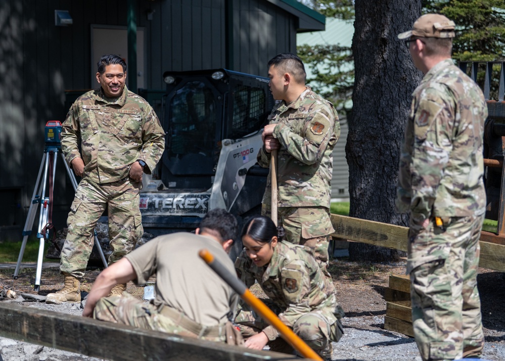 141st Civil Engineer Squadron support Seward Military Resort renovation