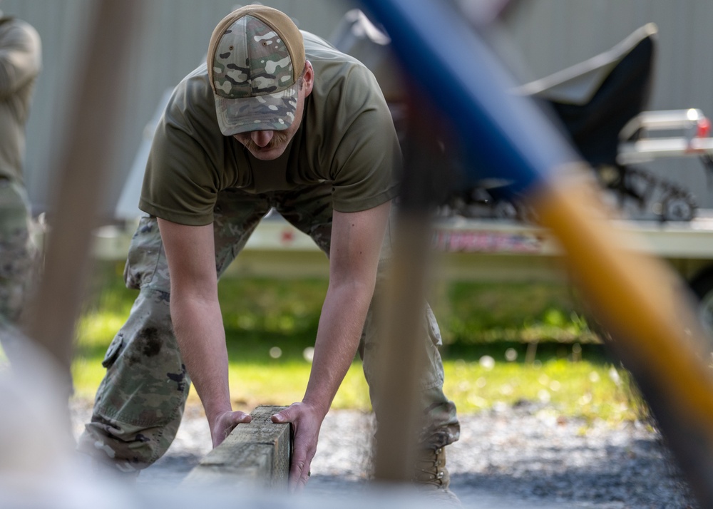 141st Civil Engineer Squadron support Seward Military Resort renovation