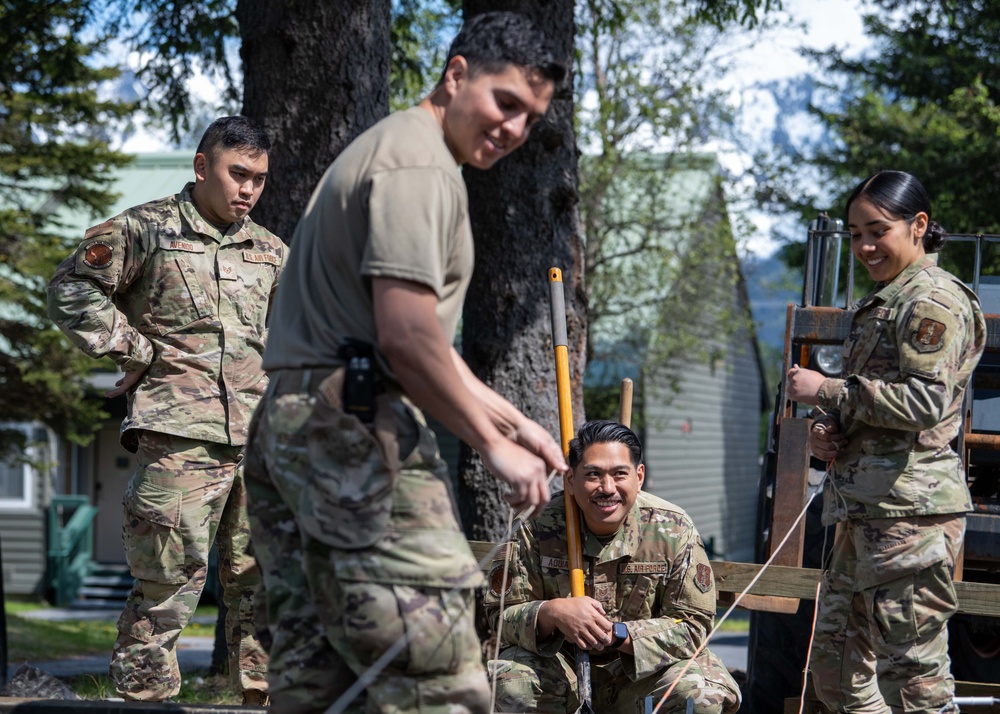 141st Civil Engineer Squadron support Seward Military Resort renovation