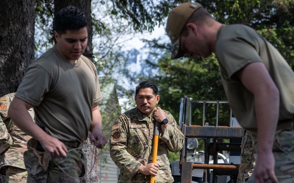 141st Civil Engineer Squadron support Seward Military Resort renovation