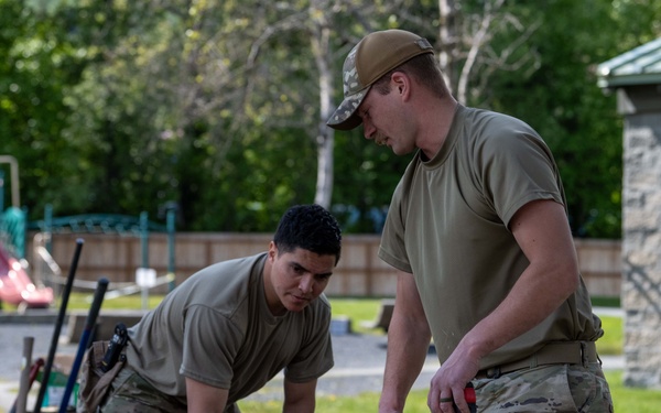 141st Civil Engineer Squadron support Seward Military Resort renovation