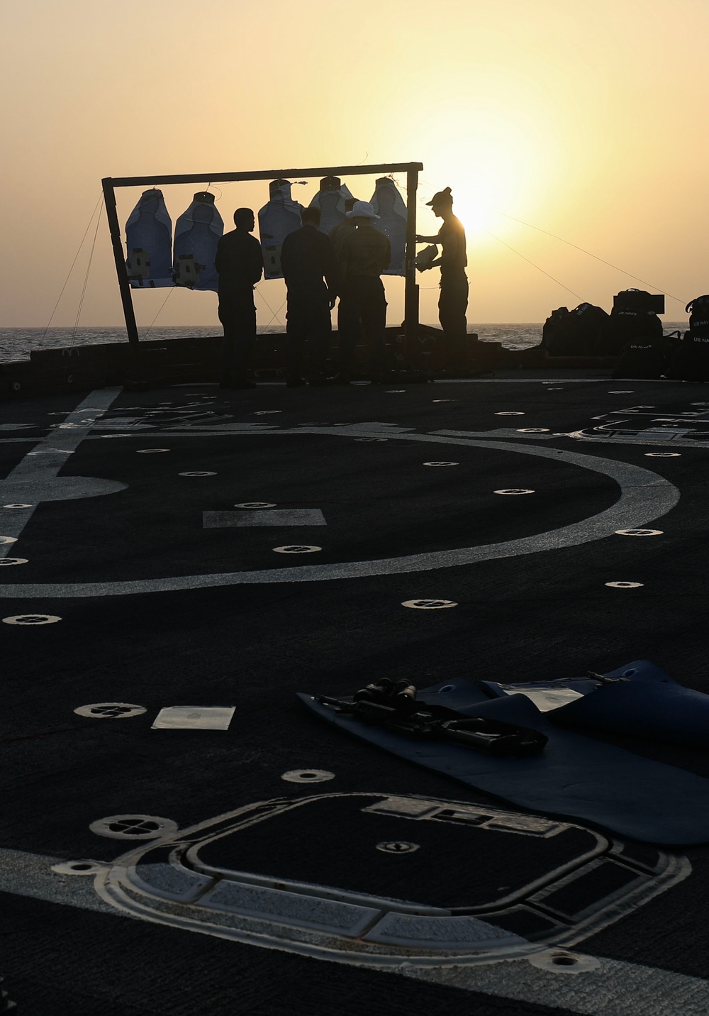 USS Milius conducts operations in the U.S. Central Command area of responsibility as part of the Carl Vinson Carrier Strike Group