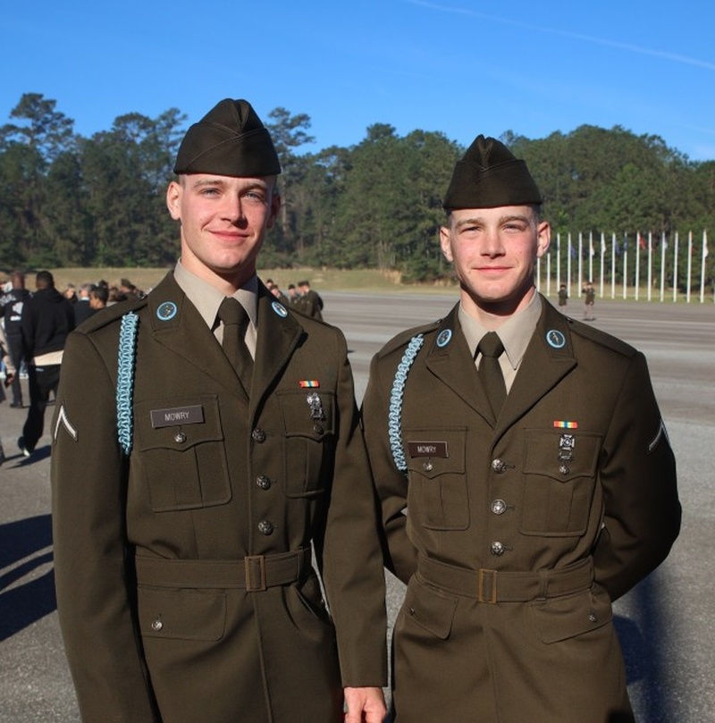 Twins graduate Infantry OSUT together