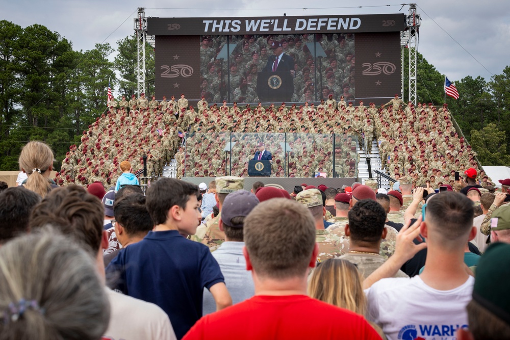 Army 250th Birthday Celebration at Fort Bragg
