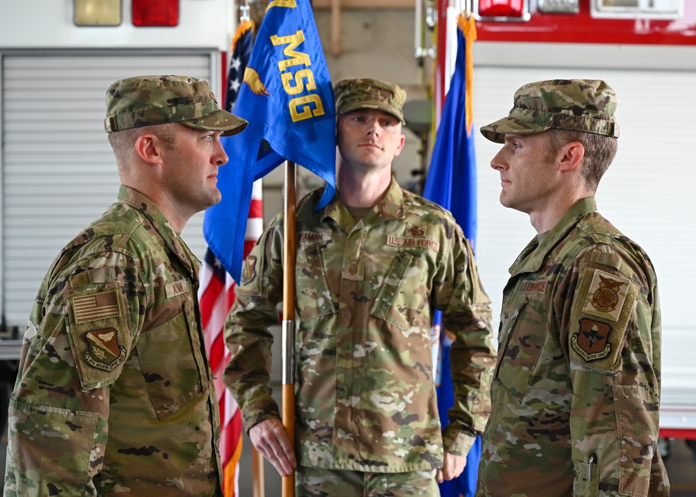 47th Civil Engineer Squadron Change of Command
