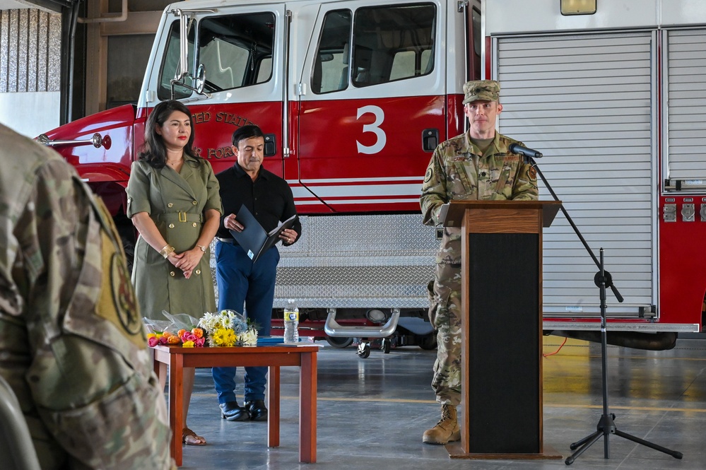 47th Civil Engineer Squadron Change of Command