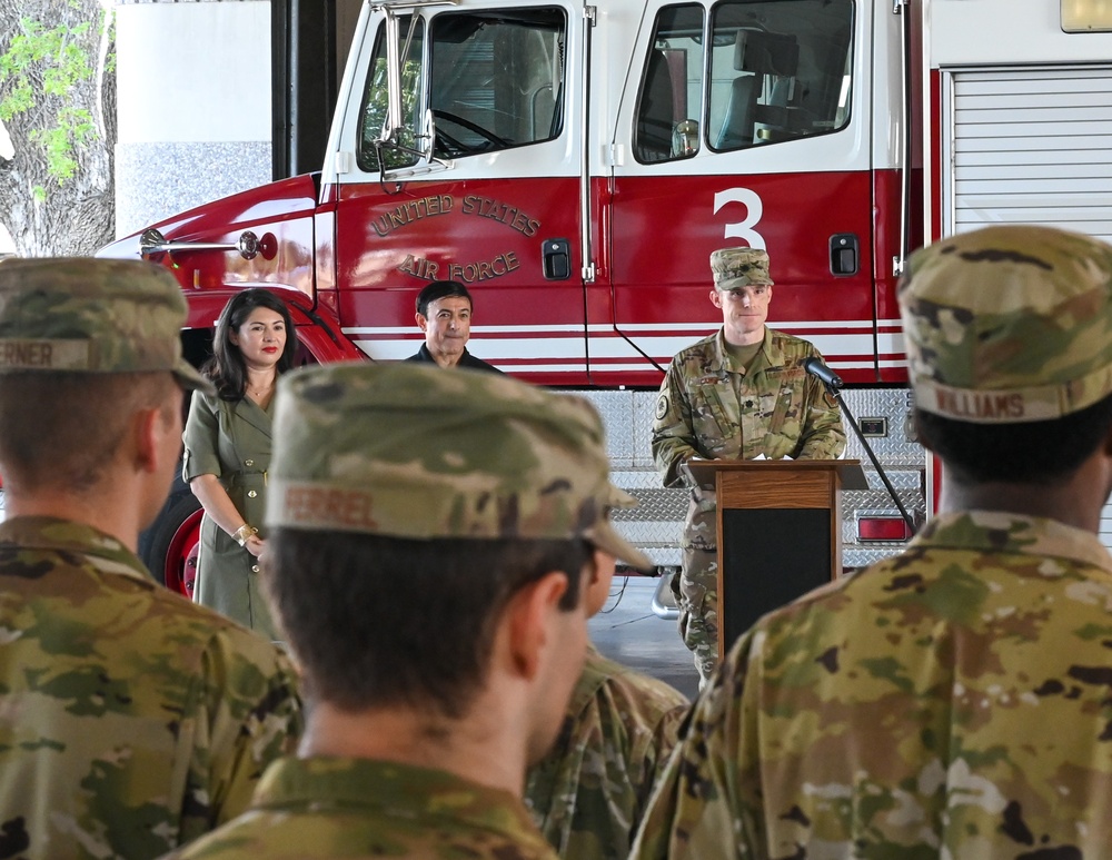 47th Civil Engineer Squadron Change of Command