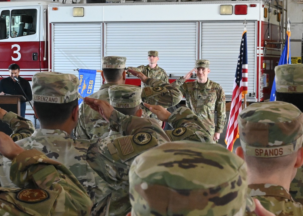 47th Civil Engineer Squadron Change of Command