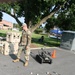 Engineers from the 412th Theater Engineer Command provide equipment displays at the Twilight Tattoo