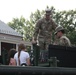 Engineers from the 412th Theater Engineer Command provide equipment displays at the Twilight Tattoo