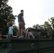 Engineers from the 412th Theater Engineer Command provide equipment displays at the Twilight Tattoo