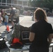 Engineers from the 412th Theater Engineer Command provide equipment displays at the Twilight Tattoo