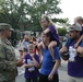 Engineers from the 412th Theater Engineer Command provide equipment displays at the Twilight Tattoo
