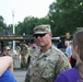 Engineers from the 412th Theater Engineer Command provide equipment displays at the Twilight Tattoo