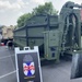 Engineers from the 412th Theater Engineer Command provide equipment displays at the Twilight Tattoo