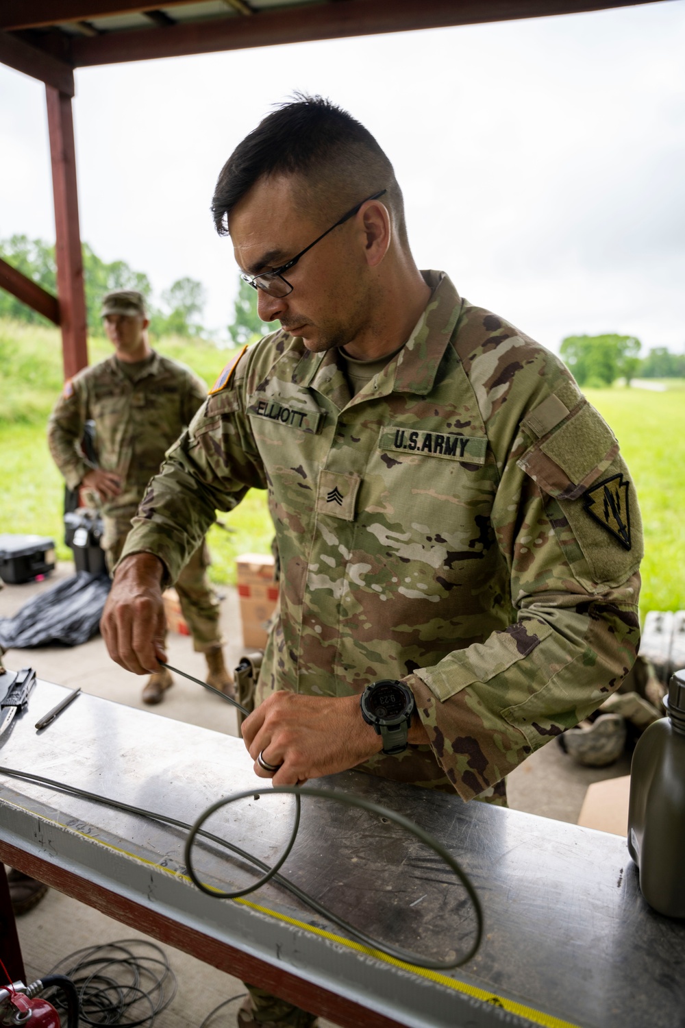 113th Engineer Battalion conduct Urban Demon during AT