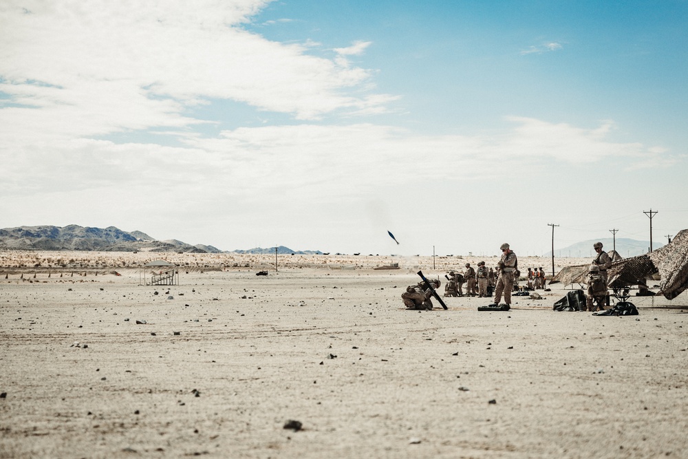 MARFORRES Marines conduct Mortar Operations during ITX 3-25