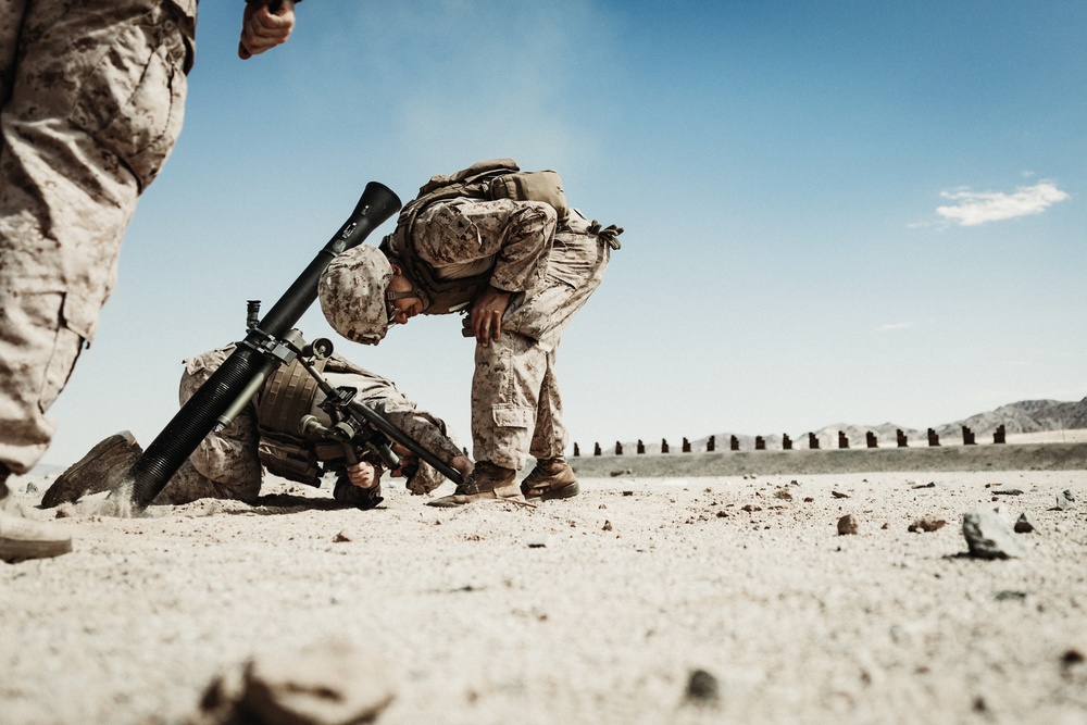 MARFORRES Marines conduct Mortar Operations during ITX 3-25