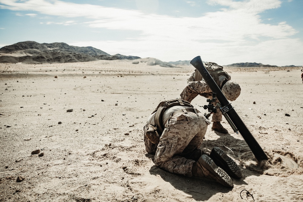 MARFORRES Marines conduct Mortar Operations during ITX 3-25