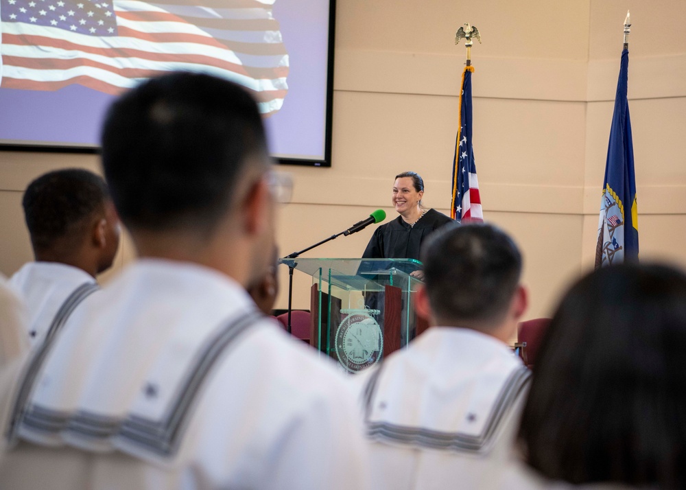 Recruit Training Command Naturalization Ceremony