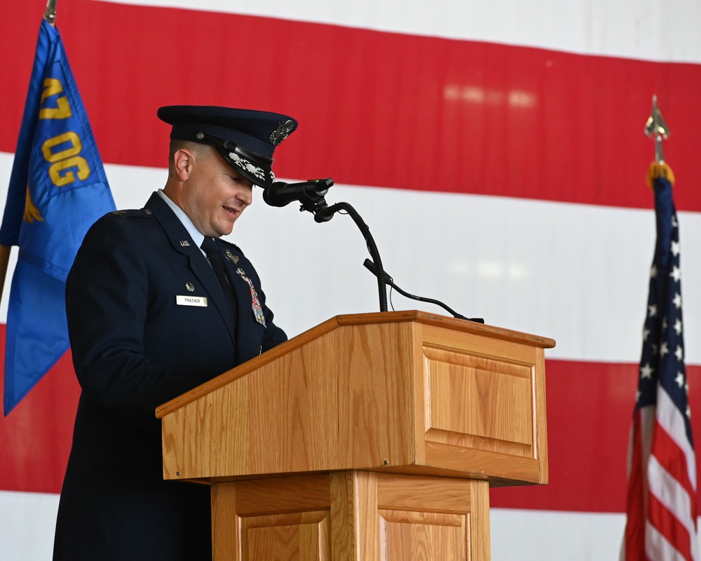 47th Operations Group change of command