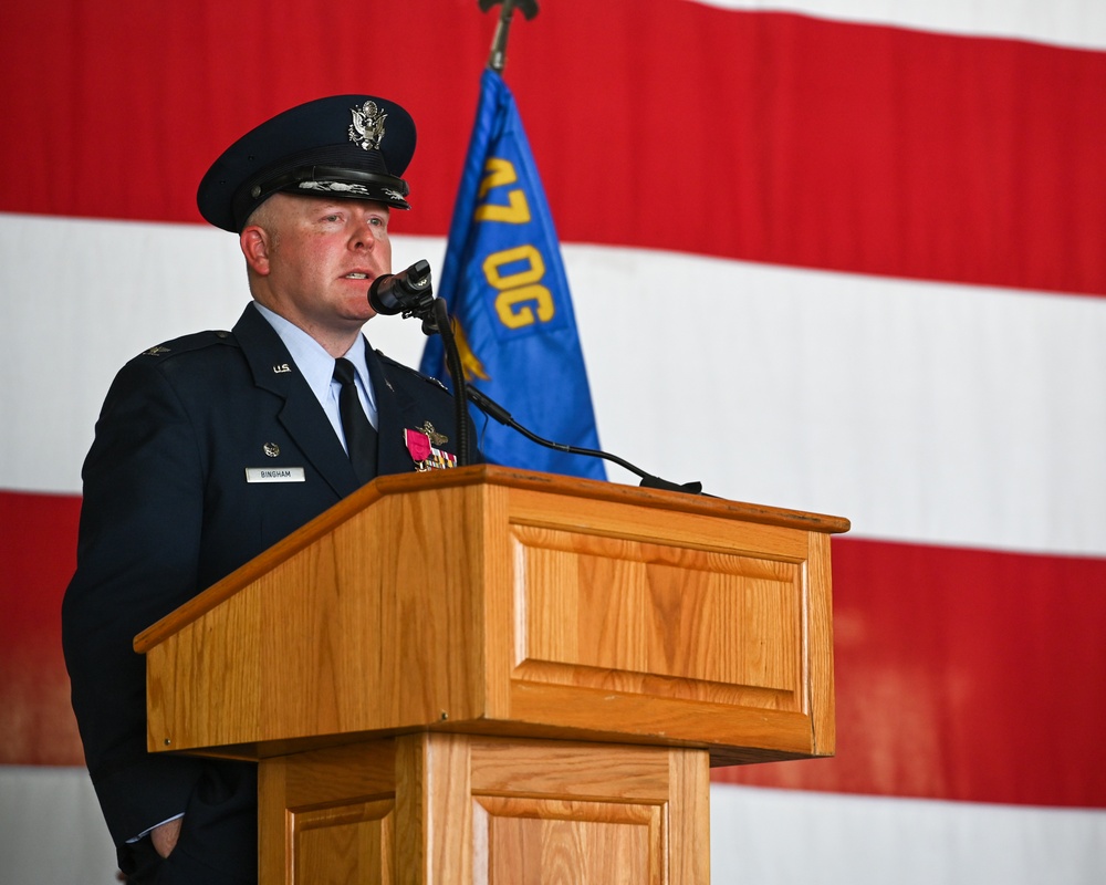 47th Operations Group change of command