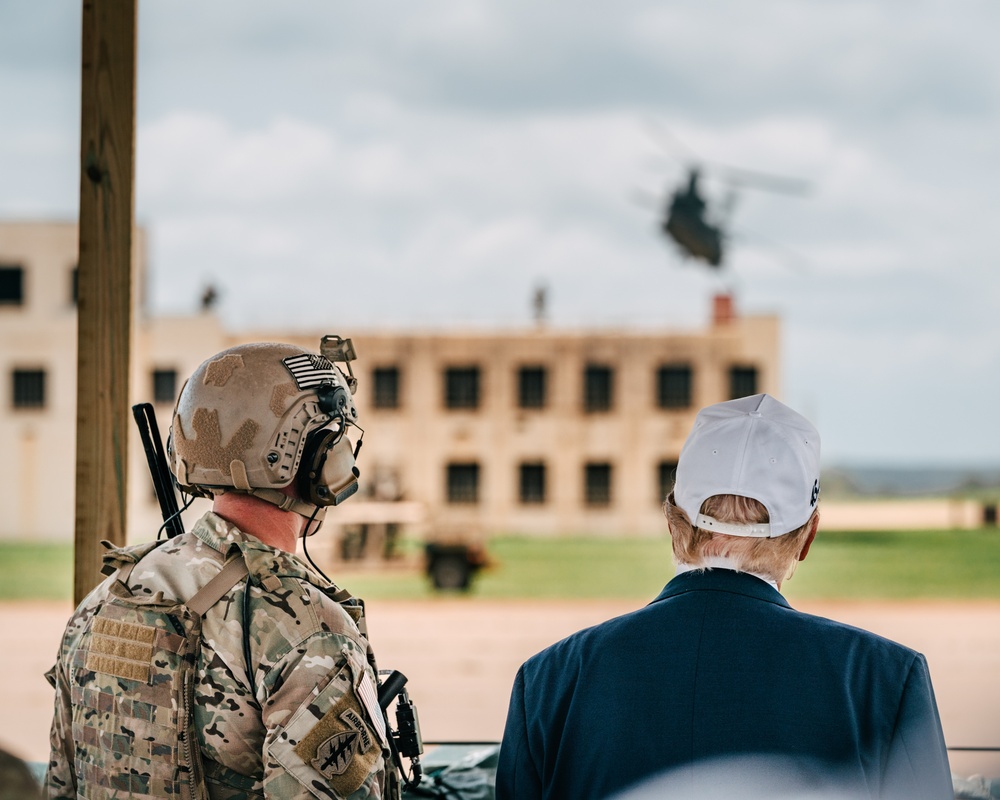 Army SOF Readiness Review with National Leaders