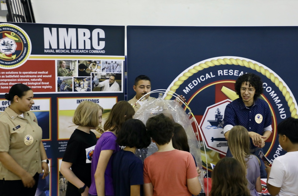 Naval Medical Research Command Participates in Piney Branch Elementary Career Day