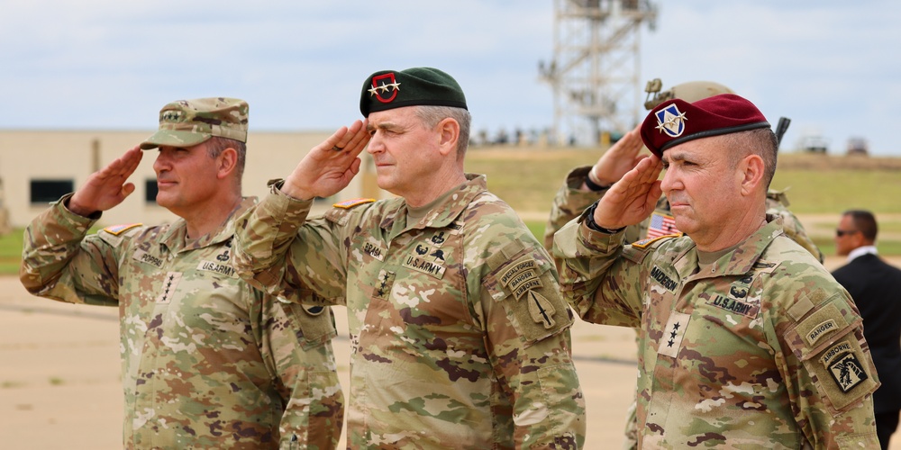 Army SOF Readiness Review with National Leaders
