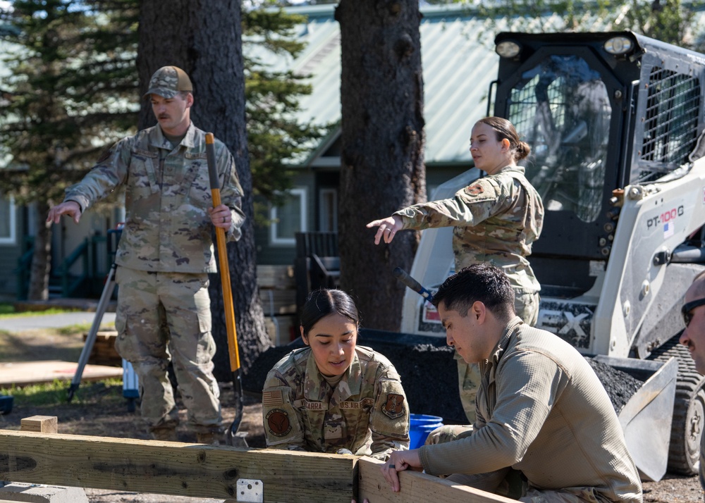 141st Civil Engineer Squadron support Seward Military Resort renovation