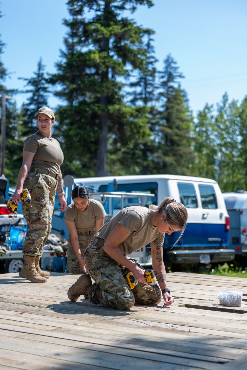 141st Civil Engineer Squadron support Seward Military Resort renovation