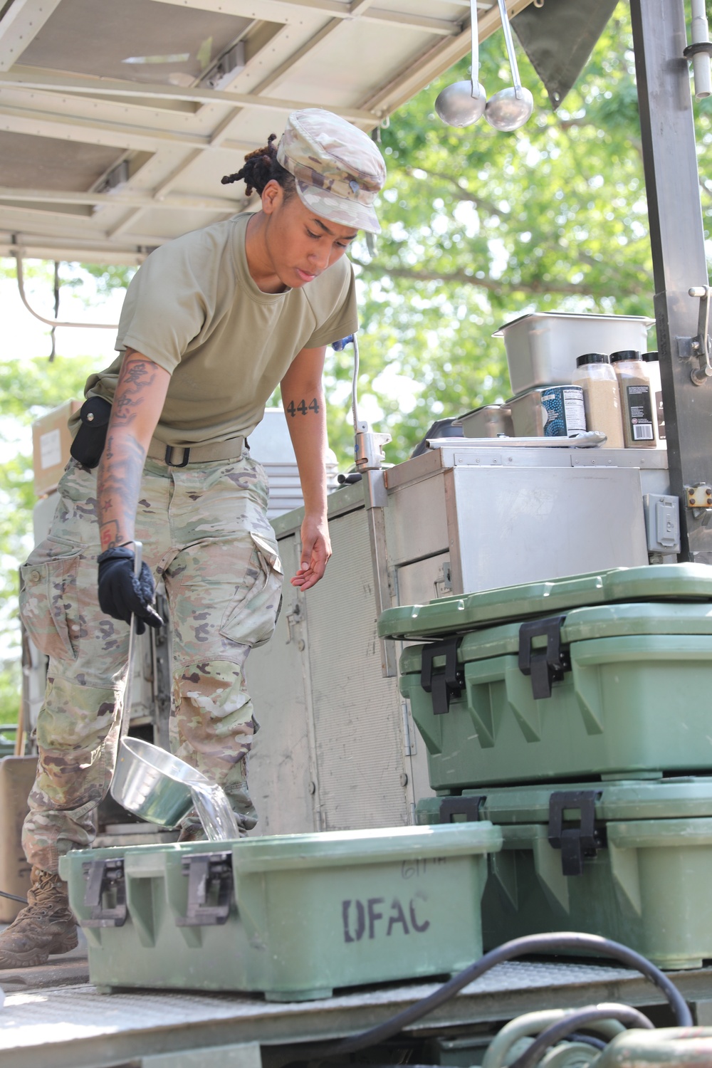 795th Field Feeding Team brings their culinary skills to QLLEX
