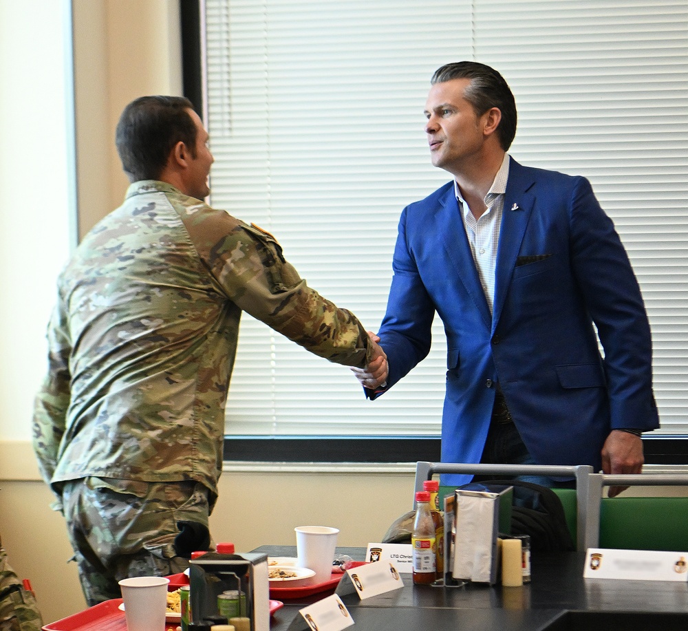 Secretary of Defense Pete Hegseth Visits U.S. Army JFK Special Warfare Center and School