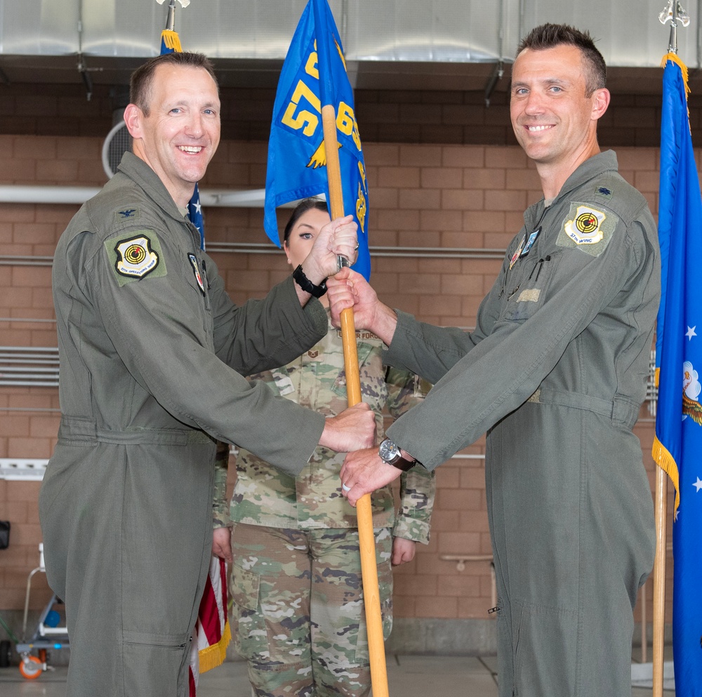 65th Aggressor Squadron transfers command in time-honored ceremony