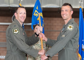65th Aggressor Squadron transfers command in time-honored ceremony