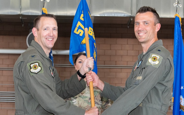 65th Aggressor Squadron transfers command in time-honored ceremony