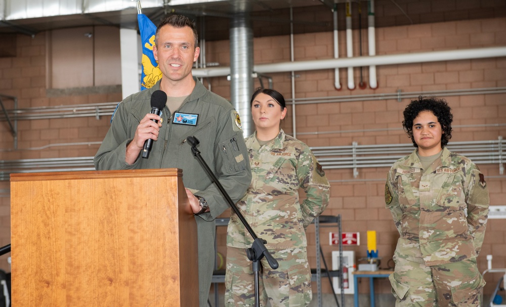 65th Aggressor Squadron transfers command in time-honored ceremony