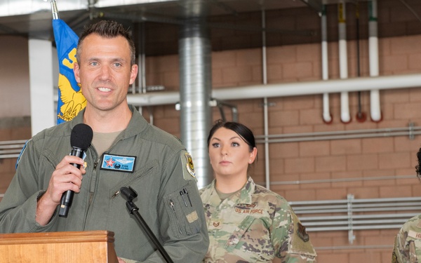 65th Aggressor Squadron transfers command in time-honored ceremony