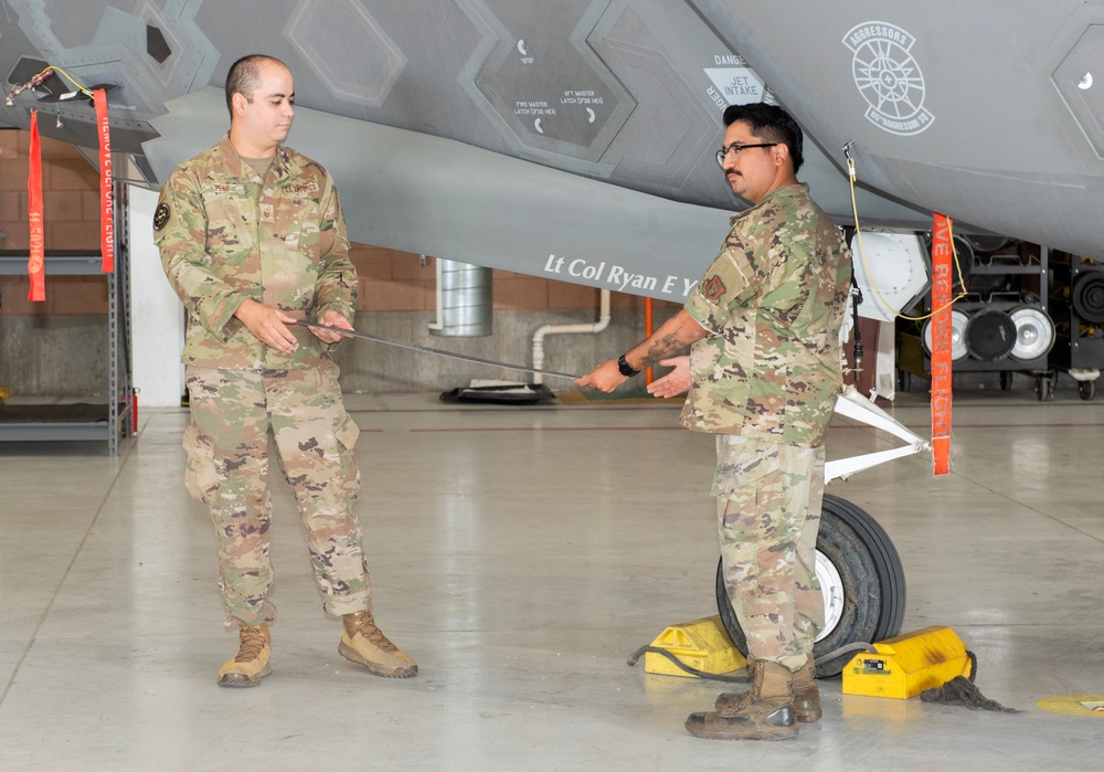 65th Aggressor Squadron transfers command in time-honored ceremony