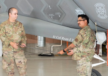 65th Aggressor Squadron transfers command in time-honored ceremony