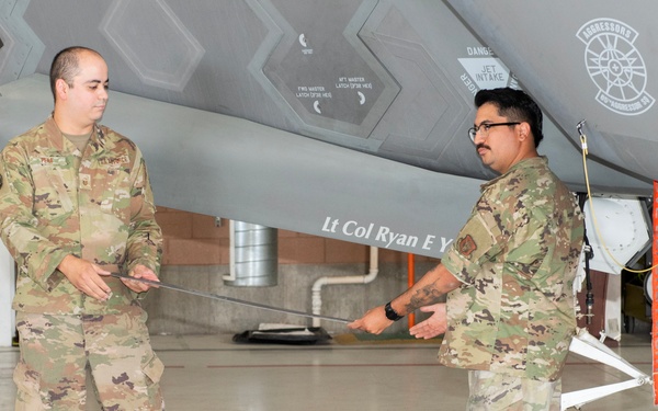 65th Aggressor Squadron transfers command in time-honored ceremony