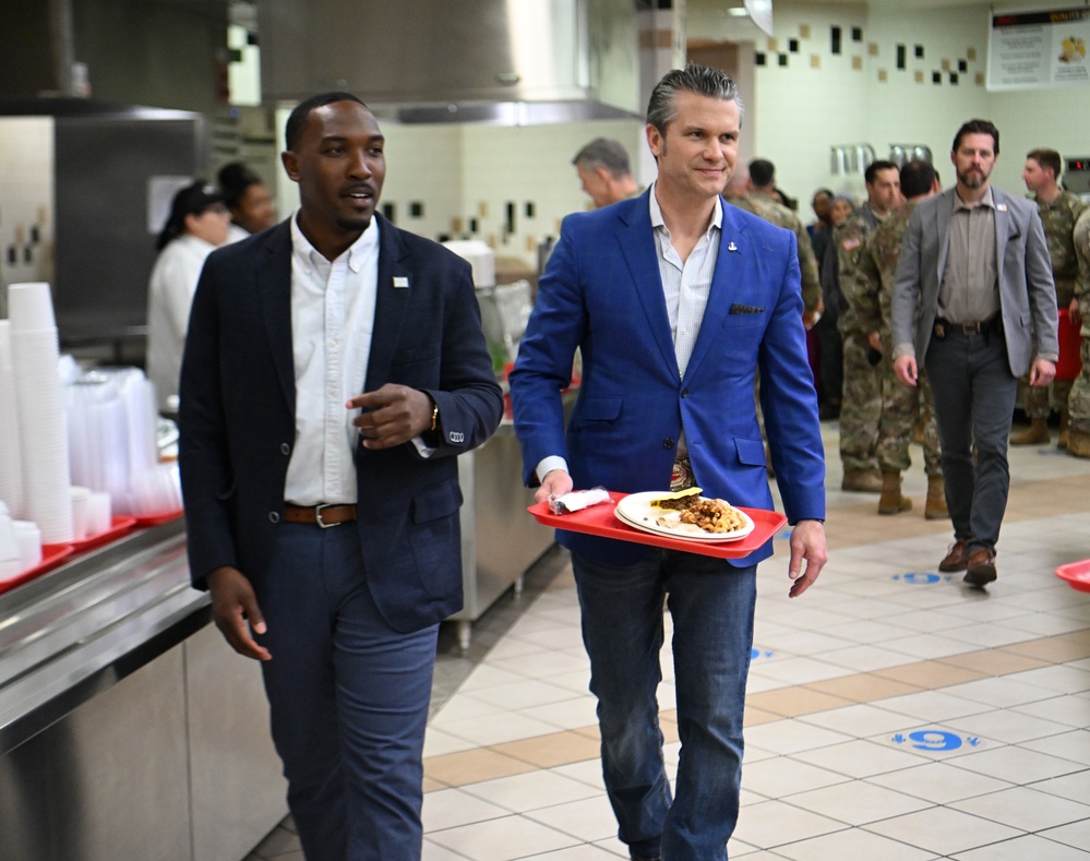 Secretary of Defense Pete Hegseth Visits U.S. Army JFK Special Warfare Center and School