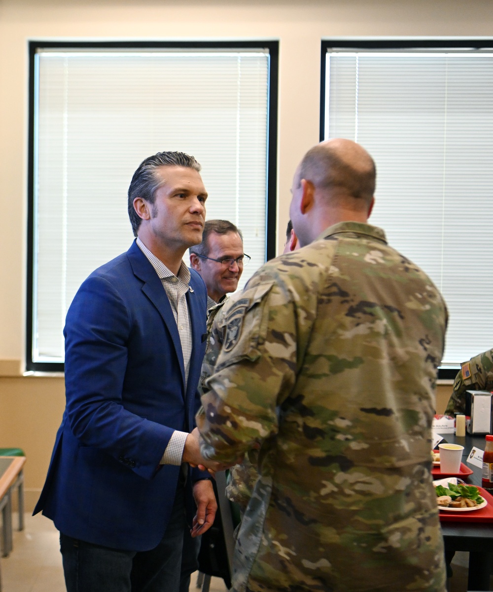 Secretary of Defense Pete Hegseth Visits U.S. Army JFK Special Warfare Center and School