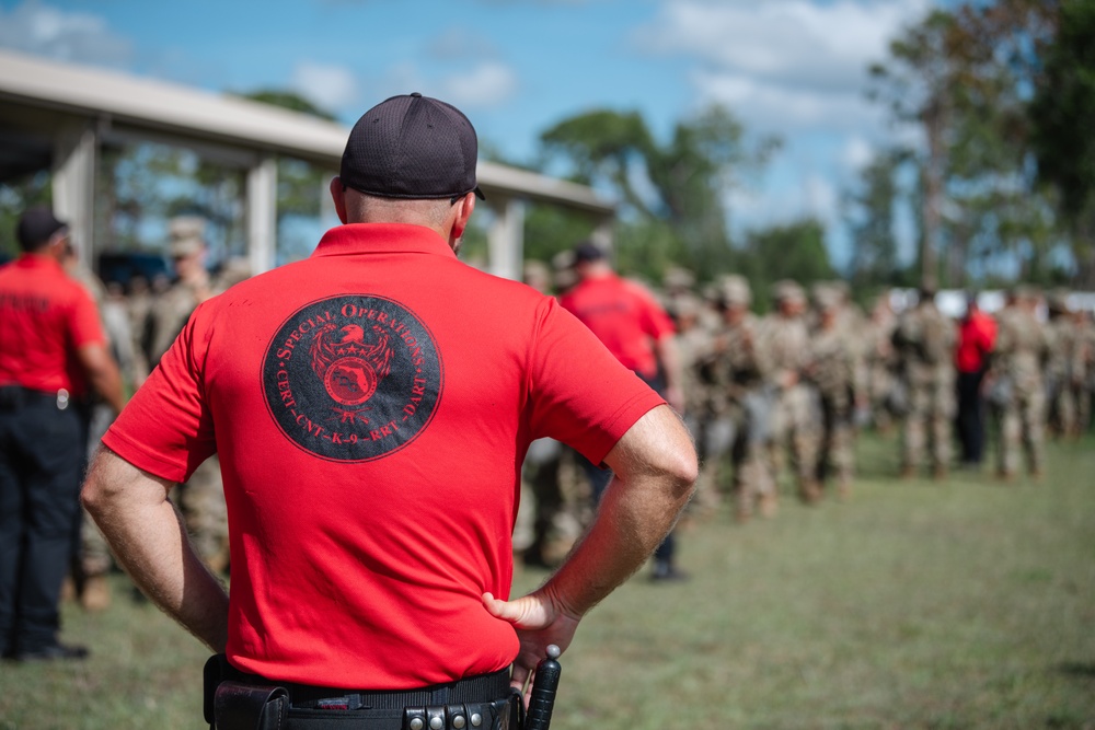 Guardsmen train with FL Department of Corrections