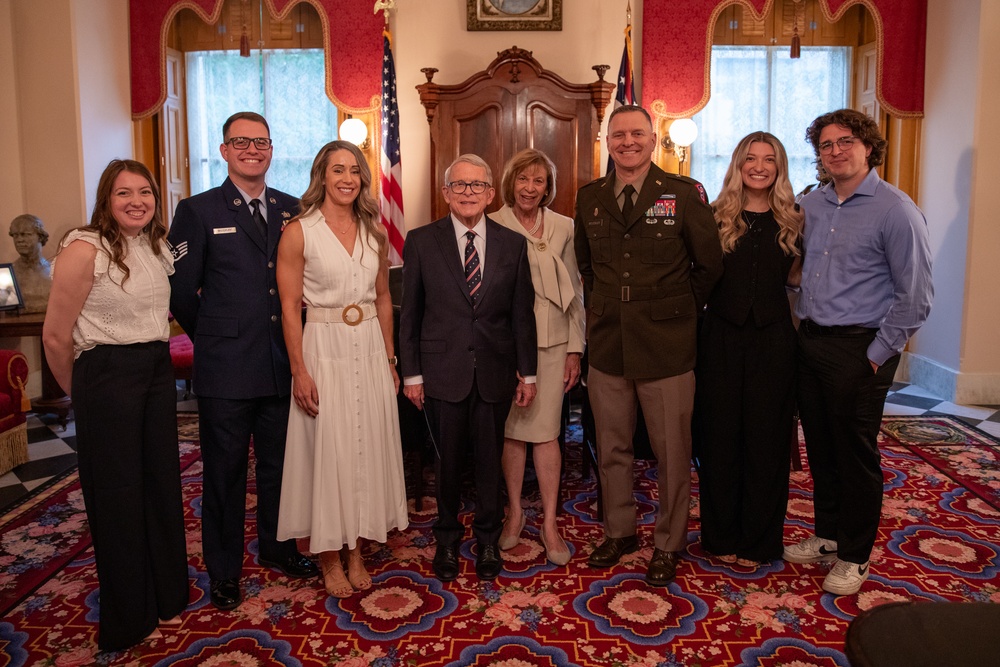Governor swears in Woodruff as 84th Ohio adjutant general, appoints Harris Department of Veterans Services director